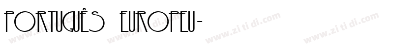 Português Europeu字体转换